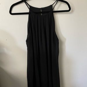 Black midi dress